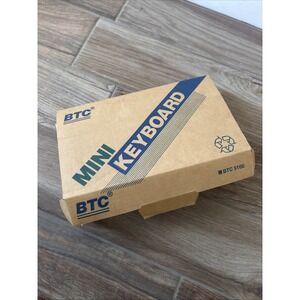 New Open Box BTC 5100C DIN 5 Pin Mini Compact Keyboard AT Din 5 Connector